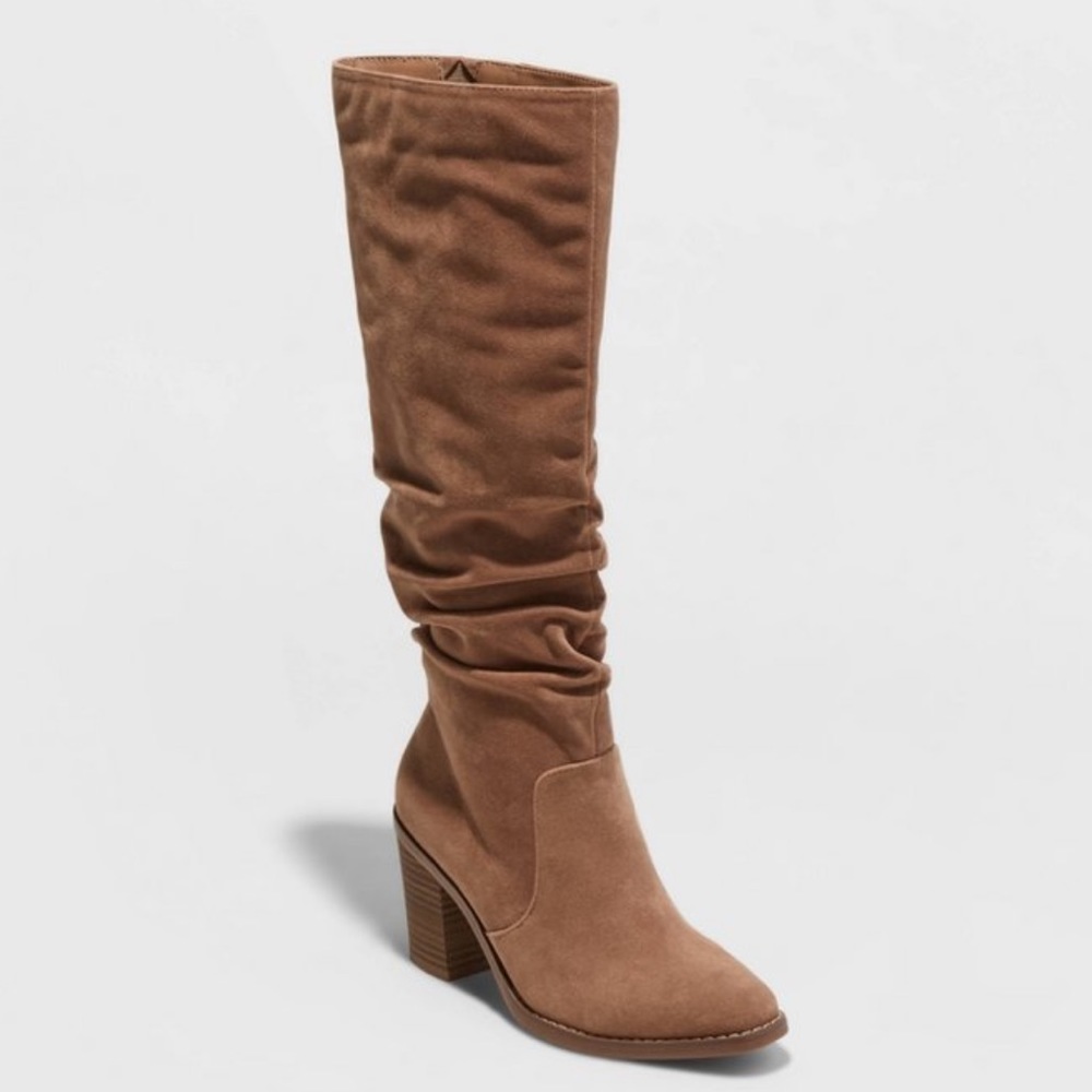 Suede Tall Boots
